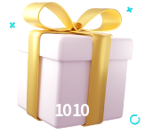 Receba seus bônus de boas-vindas no 1010